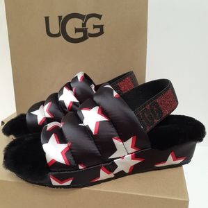 UGG Puff Yeah Stars Sandals sz 6